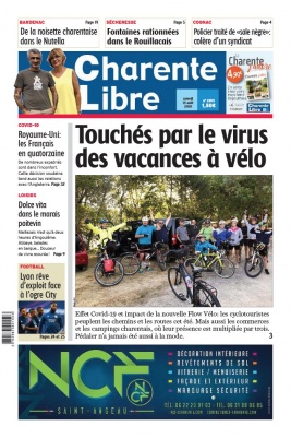 Charente Libre N°23511 du 15 août 2020 à télécharger sur iPad
