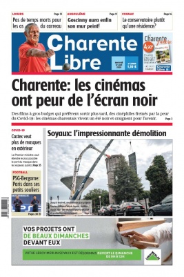 Charente Libre N°23508 du 12 août 2020 à télécharger sur iPad