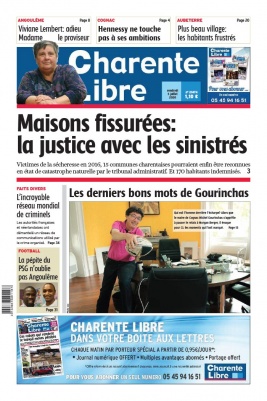 Charente Libre N°23474 du 03 juillet 2020 à télécharger sur iPad