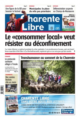Charente Libre N°23461 du 18 juin 2020 à télécharger sur iPad