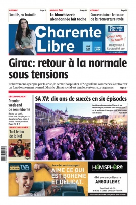 Charente Libre N°23433 du 16 mai 2020 à télécharger sur iPad