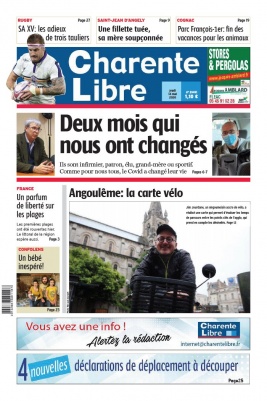 Charente Libre N°23431 du 14 mai 2020 à télécharger sur iPad