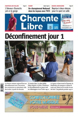 Charente Libre N°23428 du 11 mai 2020 à télécharger sur iPad