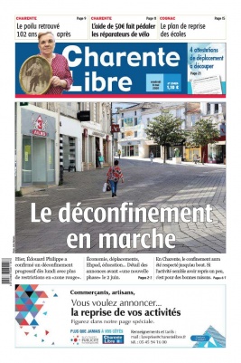 Charente Libre N°23426 du 08 mai 2020 à télécharger sur iPad
