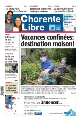 Charente Libre N°23416 du 25 avril 2020 à télécharger sur iPad
