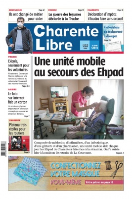 Charente Libre N°23415 du 24 avril 2020 à télécharger sur iPad