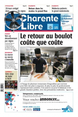 Charente Libre N°23414 du 23 avril 2020 à télécharger sur iPad