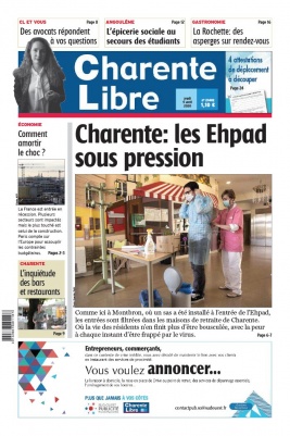 Charente Libre N°23402 du 09 avril 2020 à télécharger sur iPad