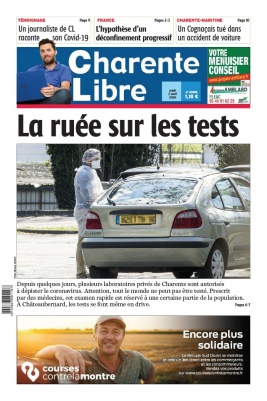 Charente Libre N°23396 du 02 avril 2020 à télécharger sur iPad