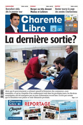 Charente Libre N°23381 du 16 mars 2020 à télécharger sur iPad