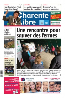 Charente Libre N°23373 du 06 mars 2020 à télécharger sur iPad