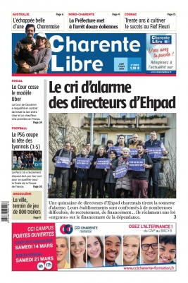 Charente Libre N°23372 du 05 mars 2020 à télécharger sur iPad