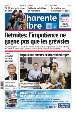 Charente Libre N°23324 du 09 janvier 2020 à télécharger sur iPad