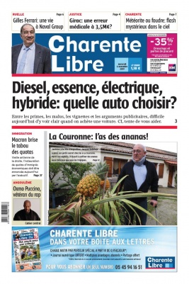 Charente Libre N°23269 du 06 novembre 2019 à télécharger sur iPad