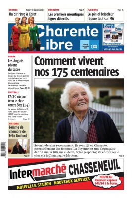 Charente Libre N°23266 du 02 novembre 2019 à télécharger sur iPad