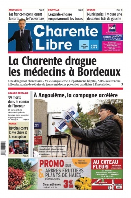 Charente Libre N°23258 du 24 octobre 2019 à télécharger sur iPad