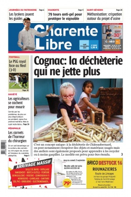 Charente Libre N°23228 du 19 septembre 2019 à télécharger sur iPad