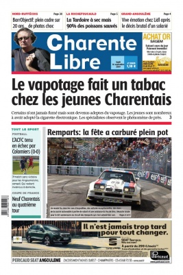 Charente Libre N°23225 du 16 septembre 2019 à télécharger sur iPad