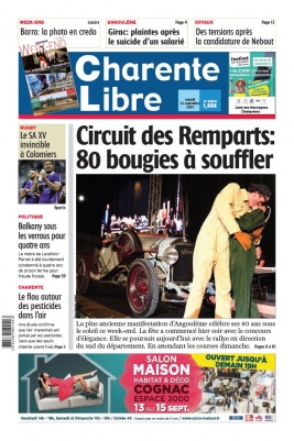 Charente Libre N°23224 du 14 septembre 2019 à télécharger sur iPad