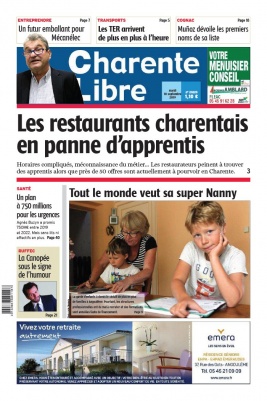 Charente Libre N°23220 du 10 septembre 2019 à télécharger sur iPad