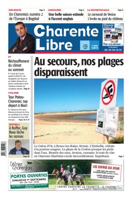 Charente Libre N°23208 du 27 août 2019 à télécharger sur iPad