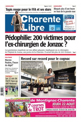 Charente Libre N°23202 du 20 août 2019 à télécharger sur iPad