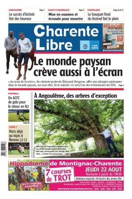 Charente Libre N°23201 du 19 août 2019 à télécharger sur iPad