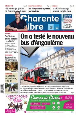 Charente Libre N°23200 du 17 août 2019 à télécharger sur iPad