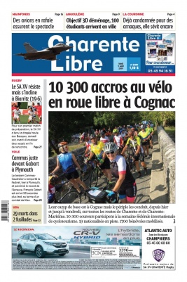 Charente Libre N°23189 du 05 août 2019 à télécharger sur iPad