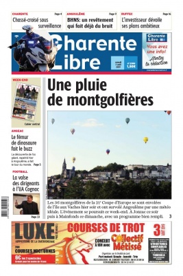 Charente Libre N°23188 du 03 août 2019 à télécharger sur iPad
