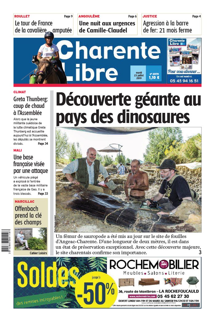 Charente Libre 23 juillet 2019 Abonnement Charente Libre Pas Cher avec BOUQUET INFO ePresse.fr