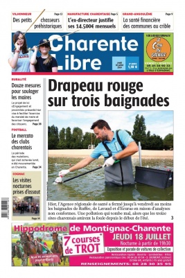 Charente Libre N°23174 du 18 juillet 2019 à télécharger sur iPad
