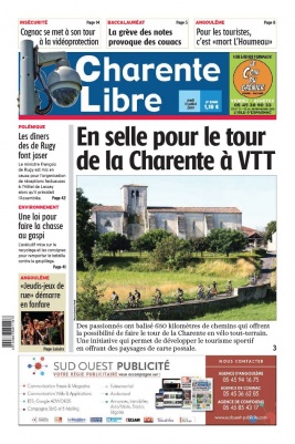 Charente Libre N°23168 du 11 juillet 2019 à télécharger sur iPad