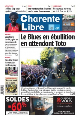Charente Libre N°23165 du 08 juillet 2019 à télécharger sur iPad