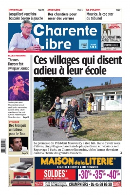 Charente Libre N°23163 du 05 juillet 2019 à télécharger sur iPad