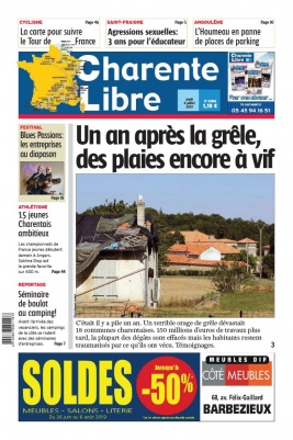 Charente Libre N°23162 du 04 juillet 2019 à télécharger sur iPad