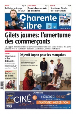 Charente Libre N°23160 du 02 juillet 2019 à télécharger sur iPad