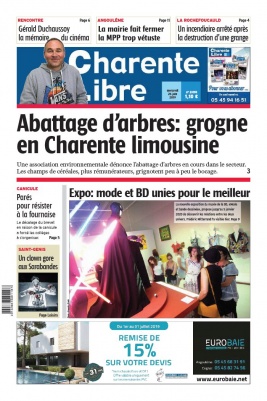 Charente Libre N°23155 du 26 juin 2019 à télécharger sur iPad