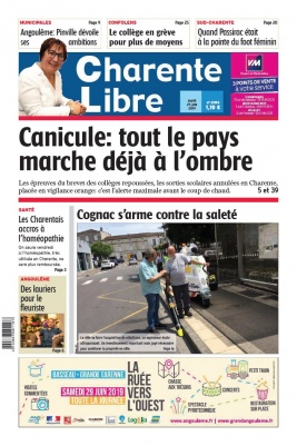 Charente Libre N°23154 du 25 juin 2019 à télécharger sur iPad