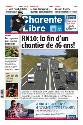 Charente Libre N°23151 du 21 juin 2019 à télécharger sur iPad
