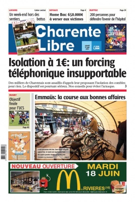 Charente Libre N°23146 du 15 juin 2019 à télécharger sur iPad