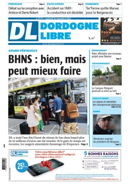 Lisez Dordogne Libre du 22 septembre 2023 sur ePresse.fr