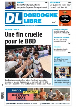 Dordogne Libre N°23616 du 01 juin 2023 à télécharger sur iPad