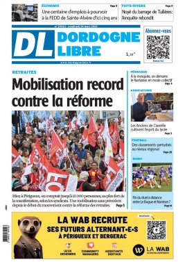 Dordogne Libre N°23562 du 24 mars 2023 à télécharger sur iPad