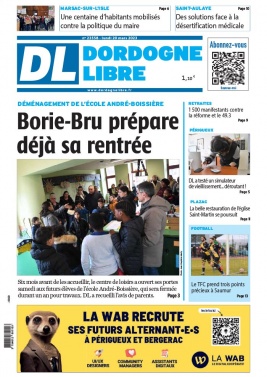 Dordogne Libre N°23558 du 20 mars 2023 à télécharger sur iPad