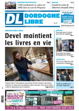 Dordogne Libre N°23555 du 16 mars 2023 à télécharger sur iPad