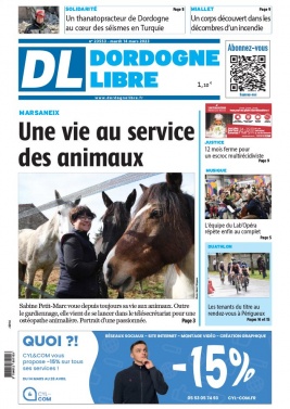 Dordogne Libre N°23553 du 14 mars 2023 à télécharger sur iPad