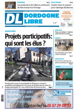 Dordogne Libre N°23513 du 26 janvier 2023 à télécharger sur iPad