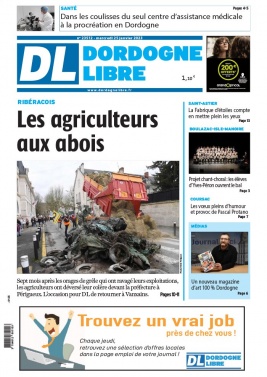 Dordogne Libre N°23512 du 25 janvier 2023 à télécharger sur iPad