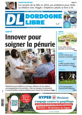 Dordogne Libre N°23503 du 14 janvier 2023 à télécharger sur iPad